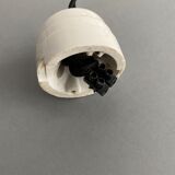 Vintage opaline hanging lamp