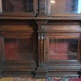 Empire style trade furniture bookcase in solid pine