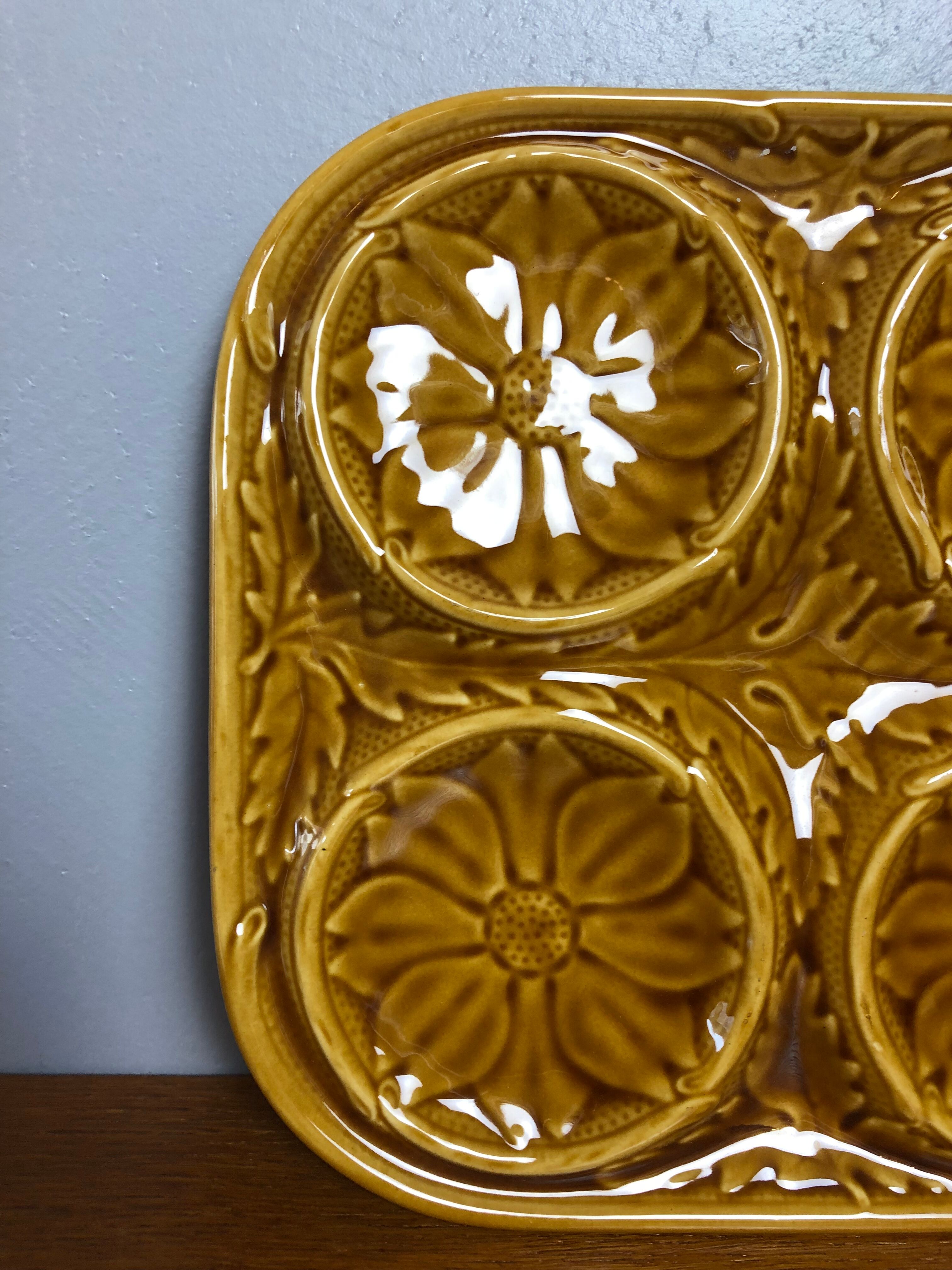 Vintage ceramic aperitif tray Gien