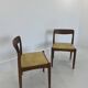 Vintage Danish Dining Chairs in Teak by H.W. Klein for Bramin, Set of 2