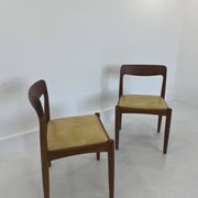 Vintage Danish Dining Chairs in Teak by H.W. Klein for Bramin, Set of 2