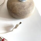 Lampe galet pierre naturelle vintage