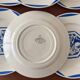 Set of 6 flat plates KG Lunéville Fructidor model – earthenware frui