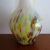 Large Murano vase in multi-colored blown glass - 38.5 cm!
