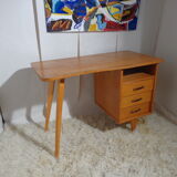 Vintage desk shape bean feet compass year 60