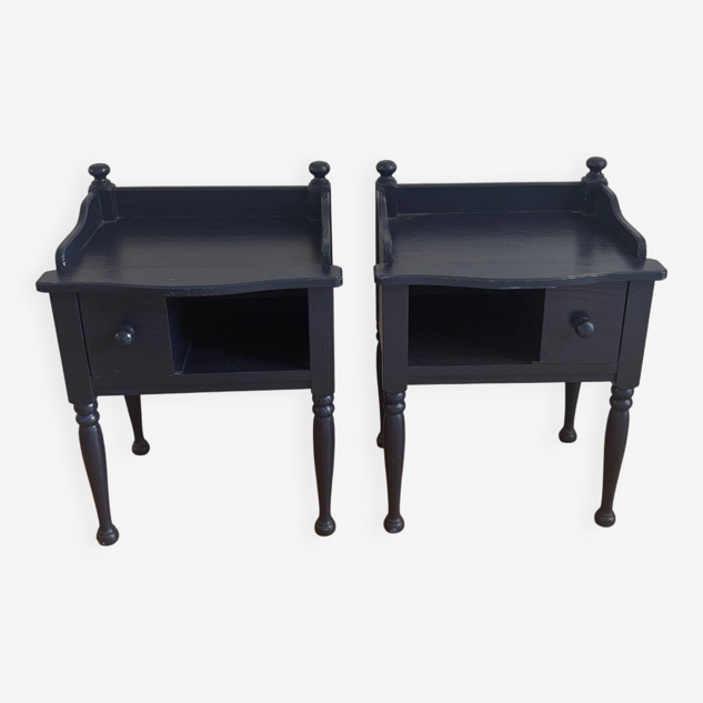 2 tables de chevet - Suède années 70/80