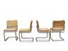 Lot de 8 chaises Cesca B32 par Marcel BREUER