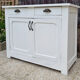 Low Parisian buffet white, vintage, 40s