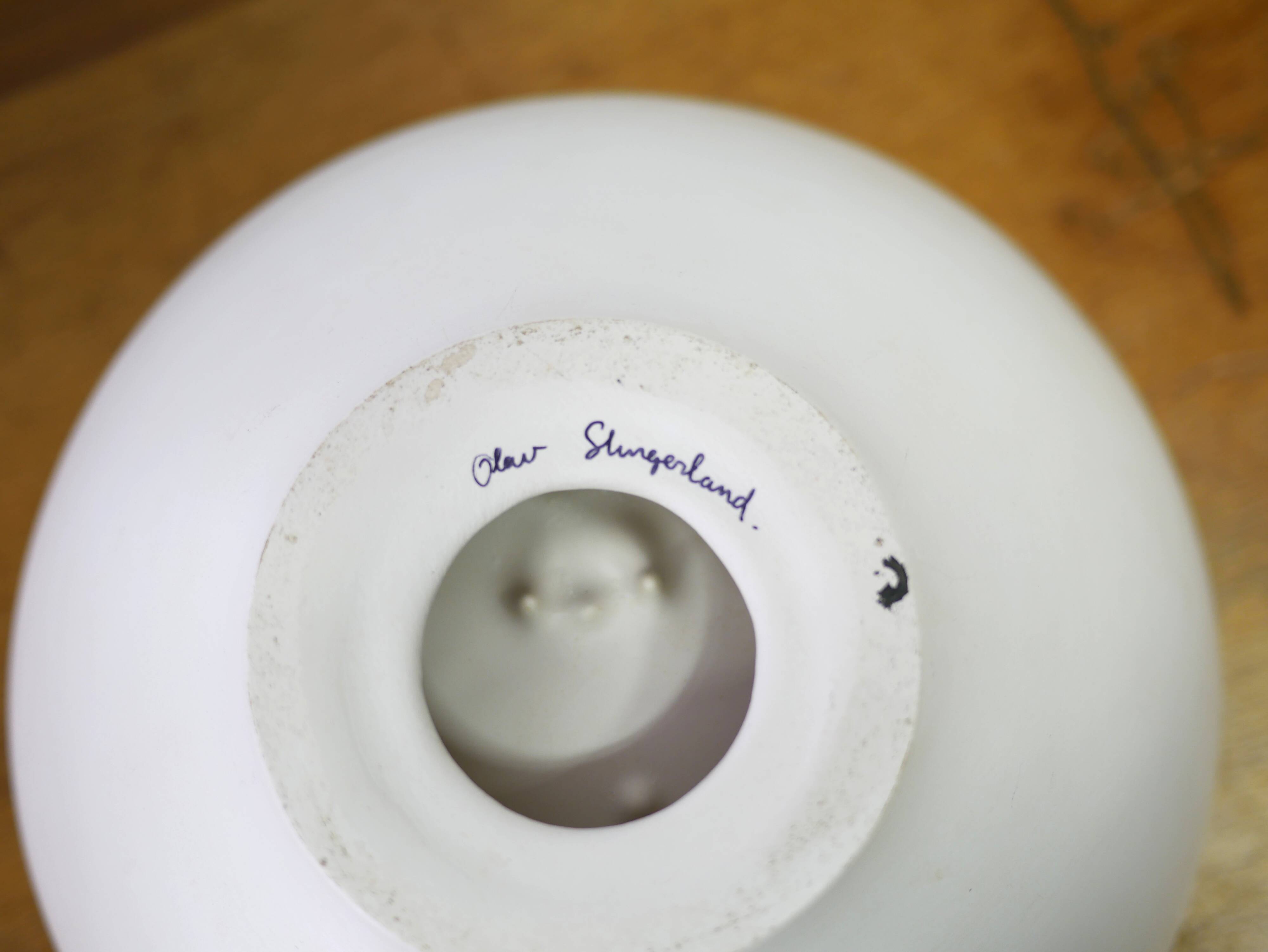 Set of 3 ceramic bowls by Olav Slingerland, Netherlands