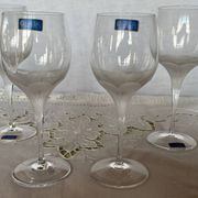 Set of 4 vintage Sèvres Primavera crystal stemware
