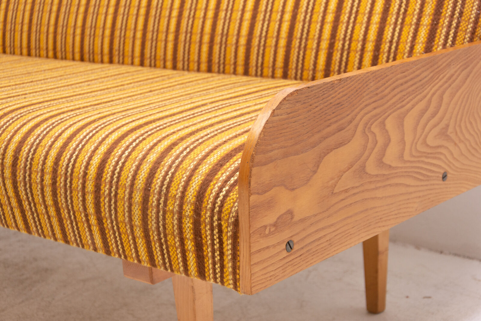 Canapé pliant du milieu du siècle, années 1960, Tchécoslovaquie