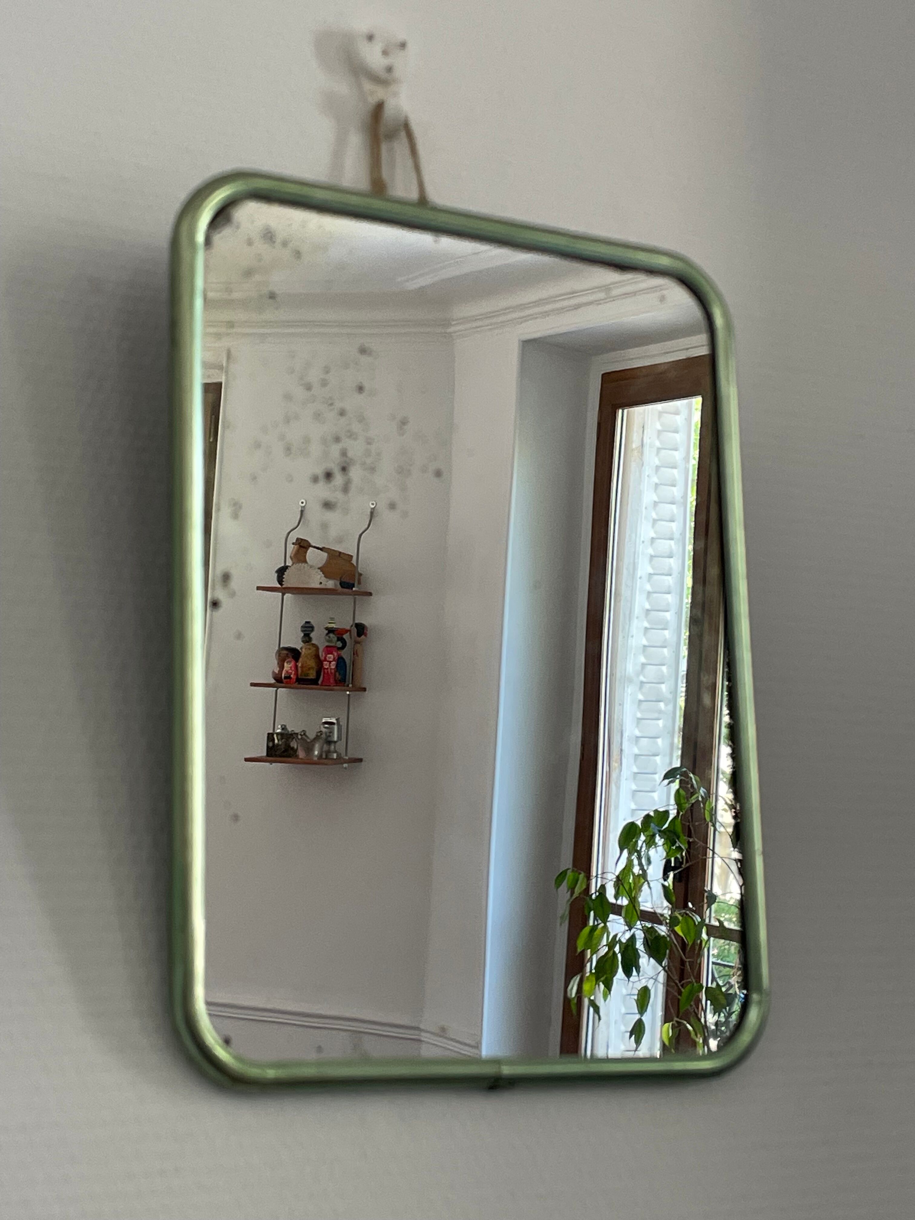 Vintage barber mirror