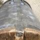 Baignoire en zinc socle bois XIXème siècle