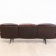 Brown leather 3-seater sofa by Sede, model DS 31, vintage 1960s.
