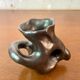 Zoomorphic glazed earthenware vase by René Delarue, 1950s