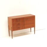 Vintage sideboard with drawers and door made in the 60s