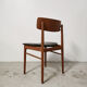 Chaise danoise en teck du fabriquant Sax, 1960