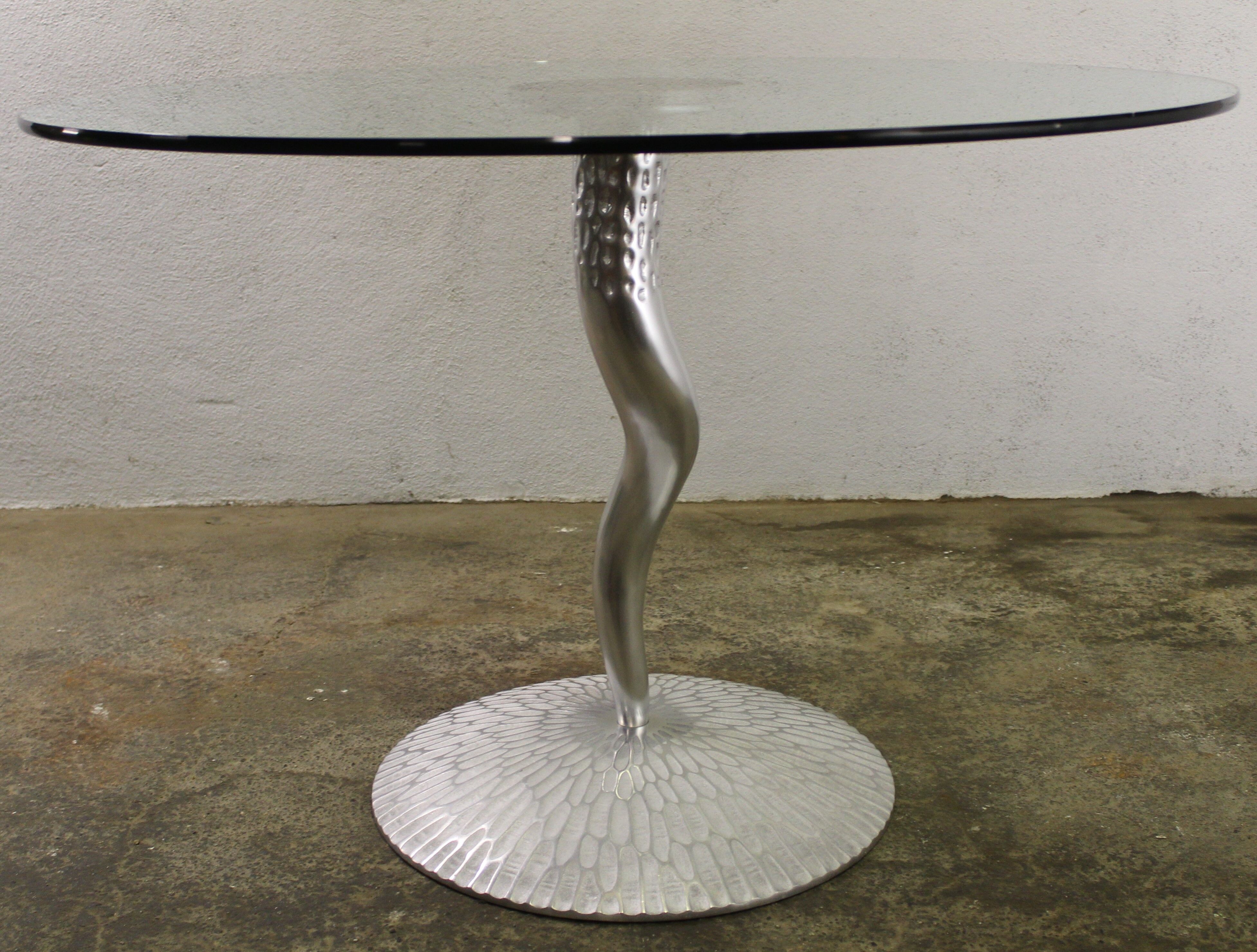 Table verre édition Protis Design Bernard Dequet | Selency