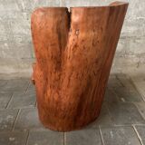 Scandinavian Swedish pine log stump chair "kubbstol" 1970s