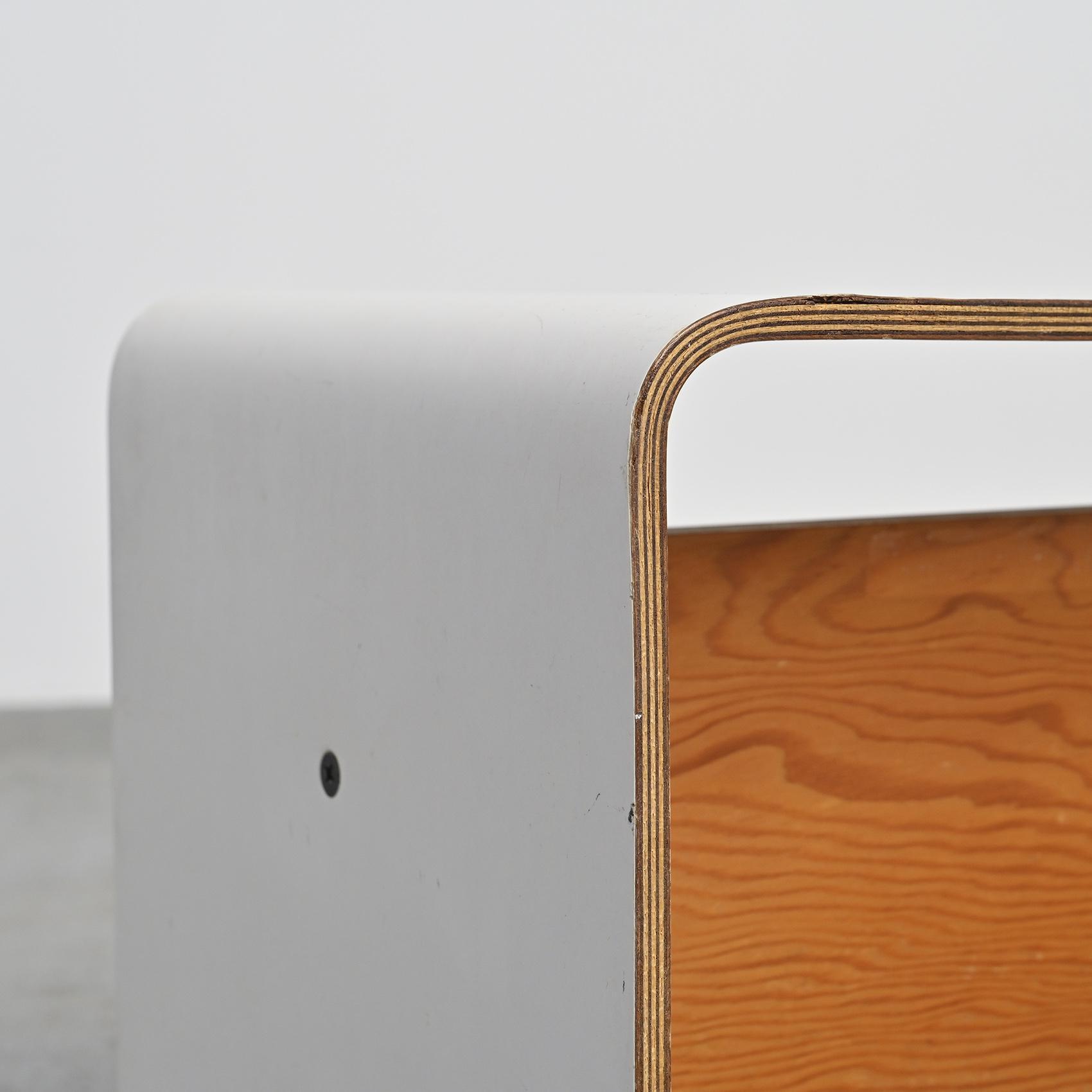 Pierre Guariche, pair of bedside tables for La Plagne, circa 1968