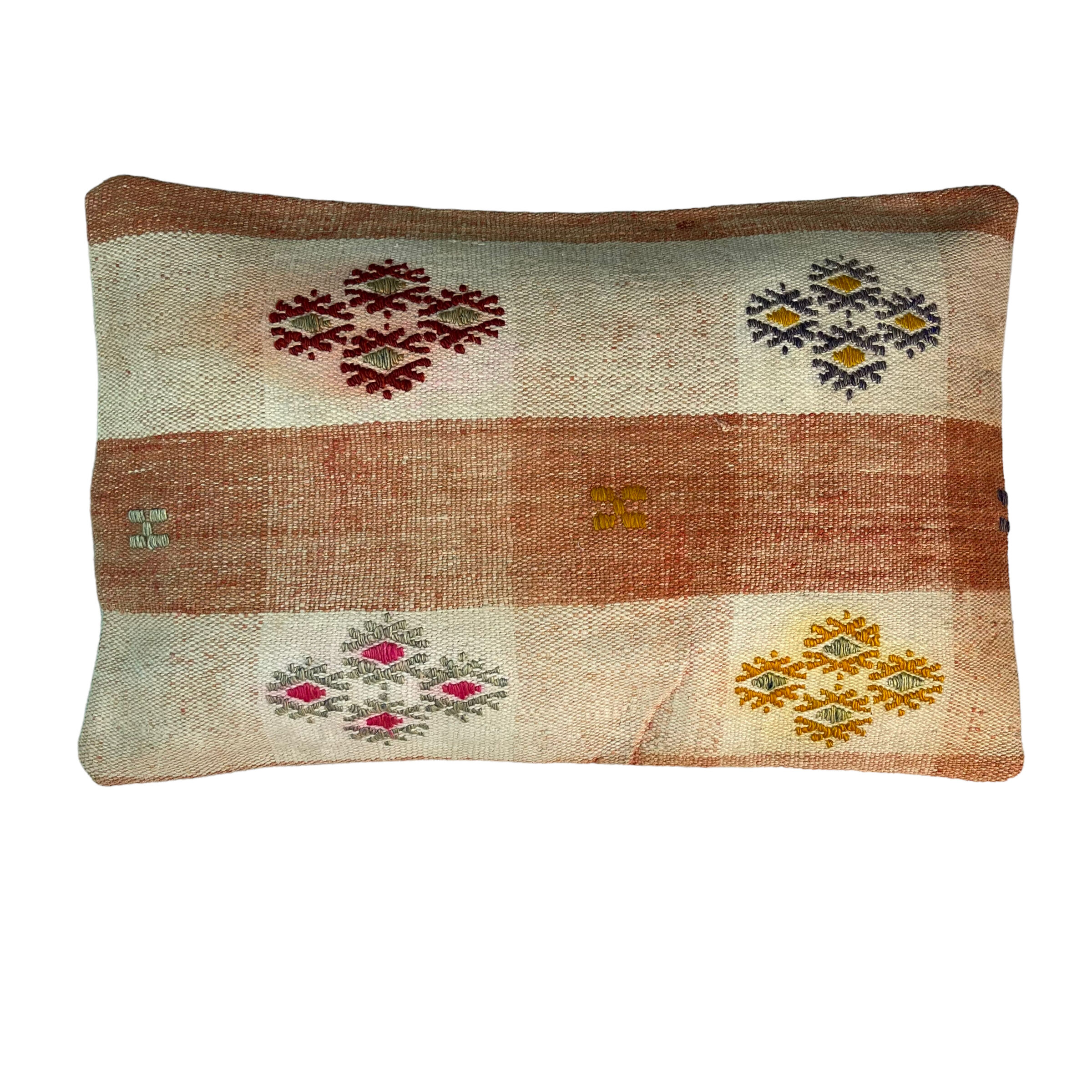 Housse de coussin kilim turc vintage, 30 x 50 cm