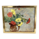 Oil on canvas from the 70s framed under glass.