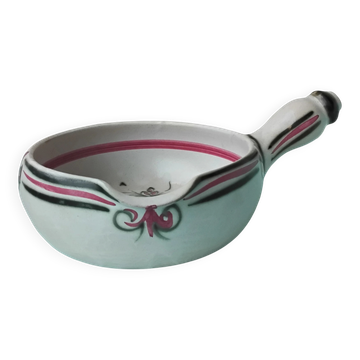 Quimper Keraluc earthenware saucepan