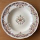 6 antique semi-deep plates in Longchamp earthenware.