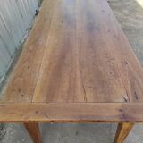 Farmhouse table in blond walnut 200 cm