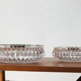 Bowl in Crystal from WMF, 1970, Set of 2