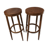 Pair of vintage bar Baumann stools 1970s