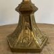 Paire de candélabres en bronze doré d'époque ART DECO