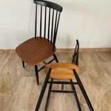 Duo of Scandinavian chairs 1955