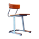 Schoolboy in wood and metal 50s Chair