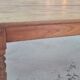 Table de ferme bois pied tourné