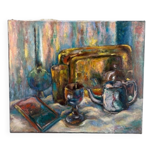 huile sur toile Nature