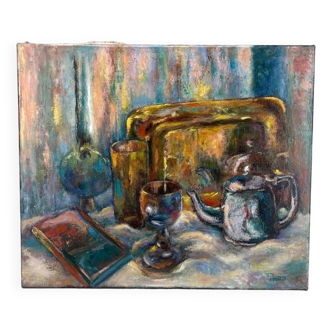 Oil on canvas Still Life 1990