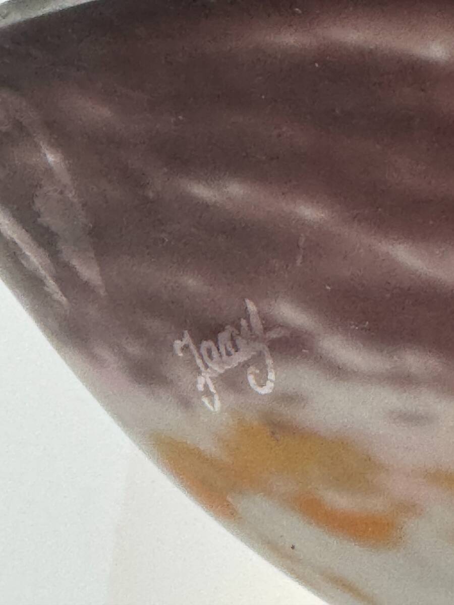 Art Deco pendant light by Jany – Glass paste – Marble decor