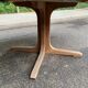 Authentic Scandinavian dining table BAUMANN stripped in teak 1960
