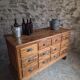 Antique shop counter with 12 drawers / kitchen island