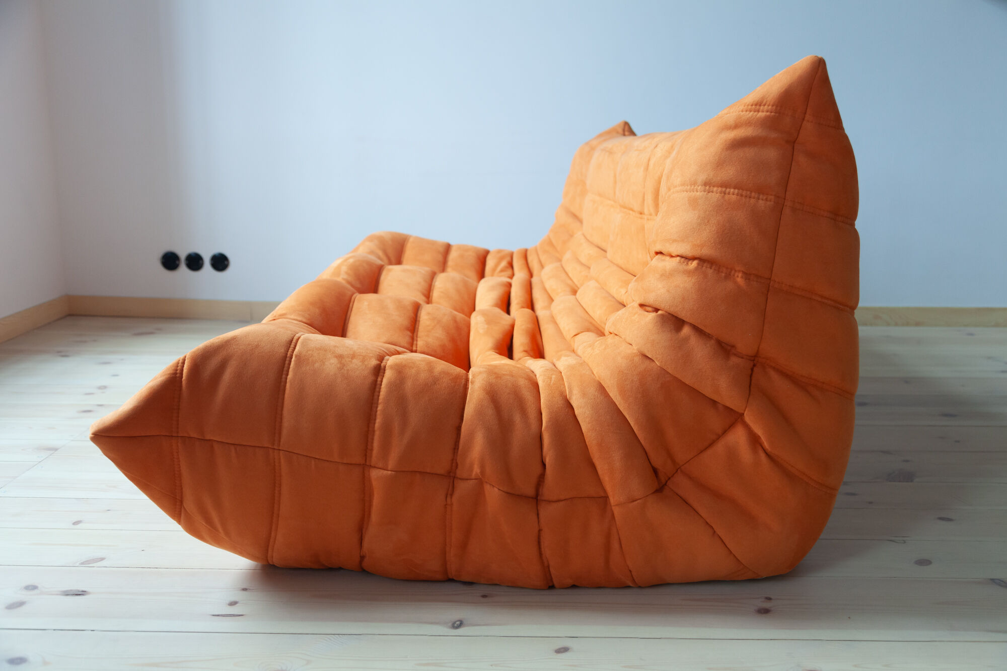 Togo 3 seater sofa in Microfiber designed by Michel Ducaroy 1973