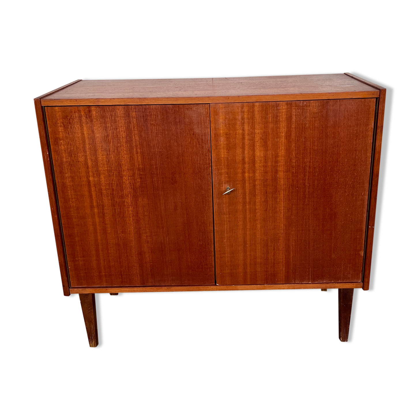 Buffet two vintage teak doors 1960