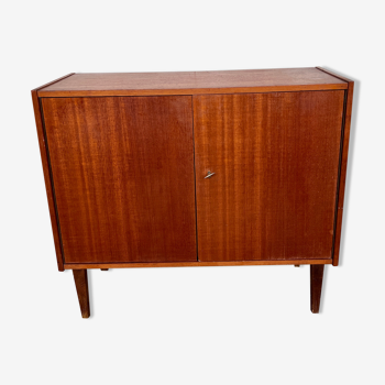 Buffet deux portes vintage en teck 1960