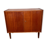 Buffet deux portes vintage en teck 1960