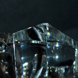 Saint-Louis DESIGN Modernist Crystal Ashtray with Label