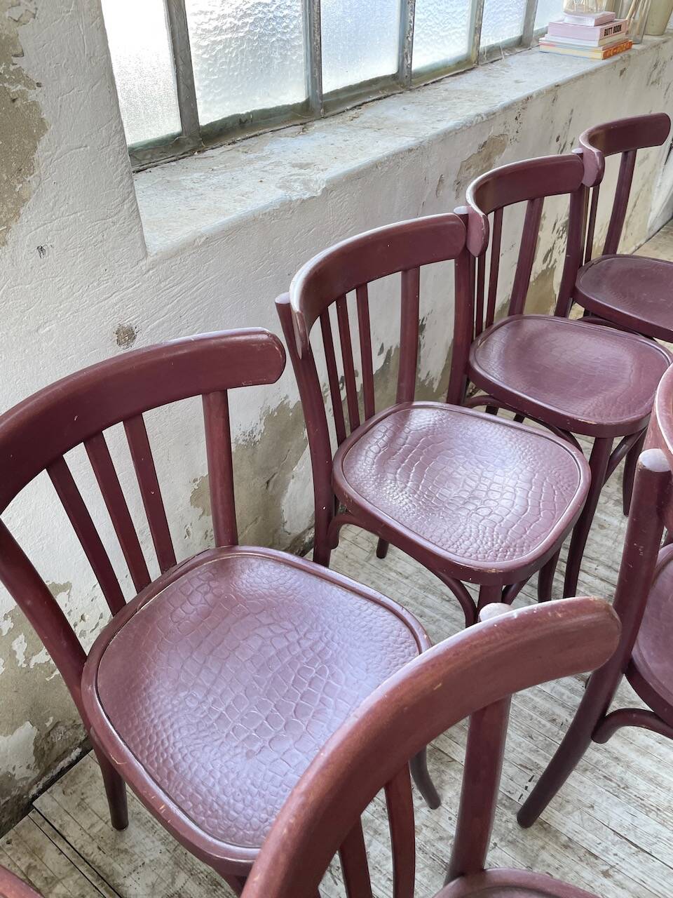 Set of 13 Japy bistro chairs, 1940