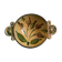 Sampigny les maranges (pottery) - glazed earth ear bowl unique model
