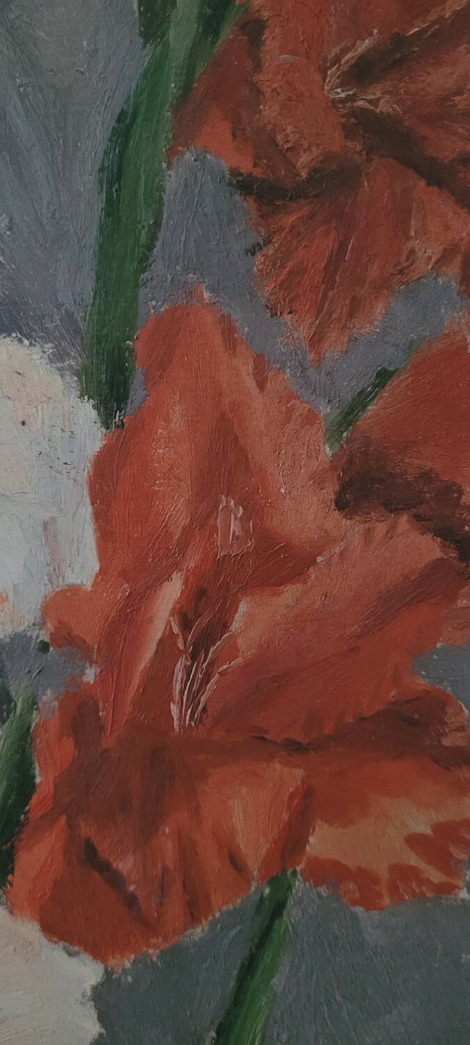 Huile : Les glaïeuls