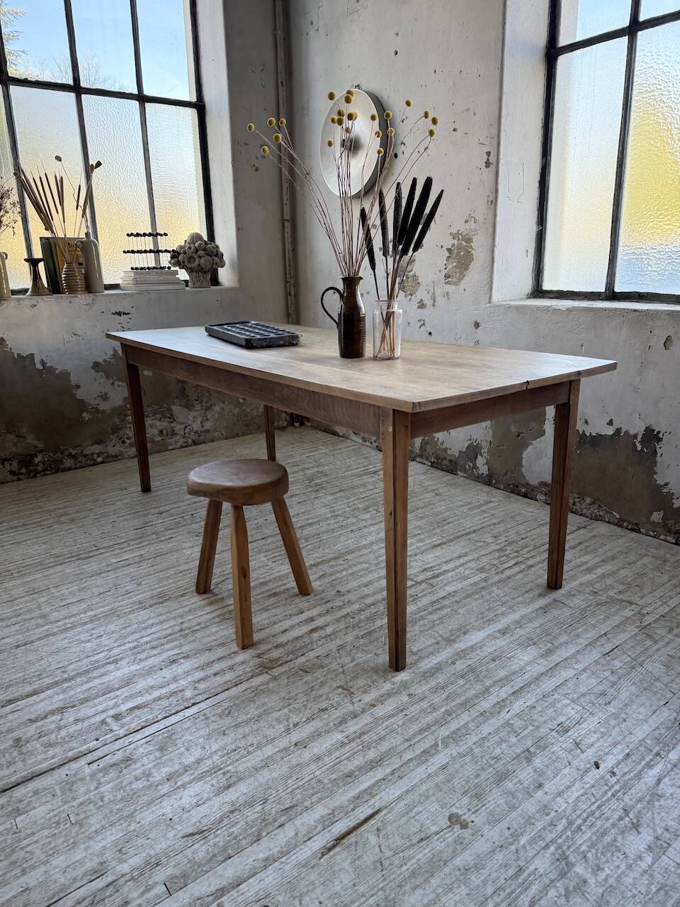 Oak farmhouse table 200cm