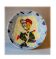 Original plate decorated with colored ceramic with the Catalan modernist trencadís technique